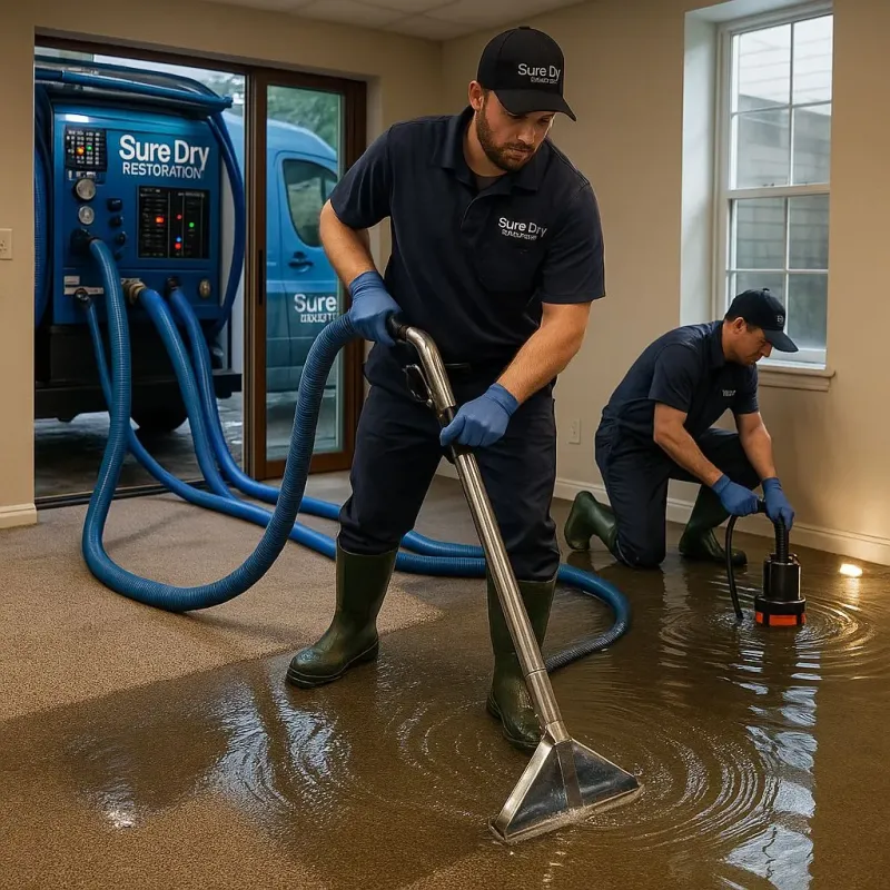 Water Extraction and Removal process in Pine Bluff, AR